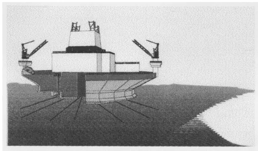 Figure 1  Illustration of the Kulluk showing its key design features.