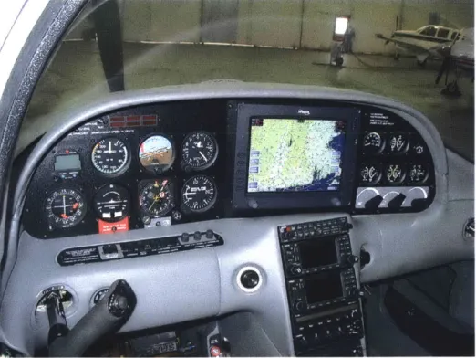 Figure 2.4:  EX5000C  in Cirrus  SR-22  Cockpit