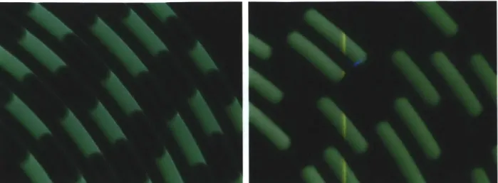 Figure 2.11  - Wetting  characteristics  of  native  oxide  (left)  and PTFE coated  (right) microreactors for liquid-liquid multi-phase flows 76 