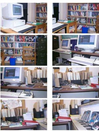 Figure 3: Eight equally spaced images (out of thirty- thirty-three) in the room sequence.