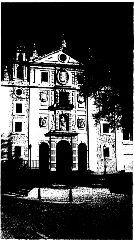 Figure  9:  Mannerist faqade  of the  Church at  the Convent  of St.  Teresa Scan  from Avila:  Heritage of Mankind