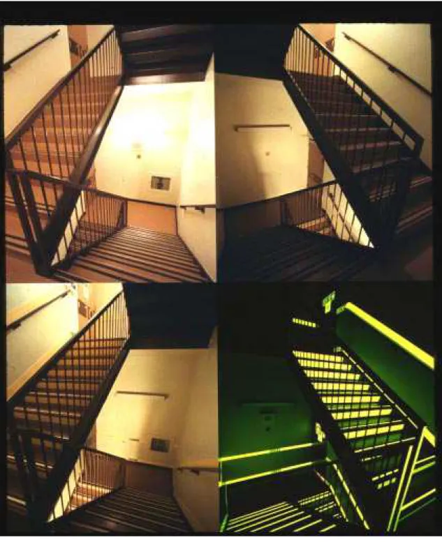 Figure 3:  Pictures of the Four Stairwells