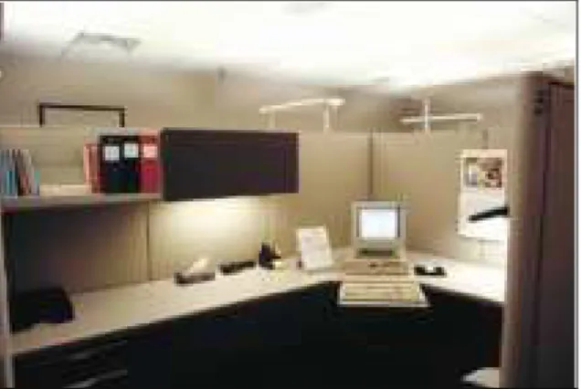 Fig 1. A workstation lit with the low-LPD/high DLQ condition