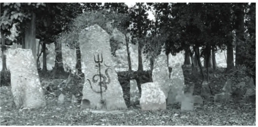 Figure 1-4: “Hinduised” monoliths in the submontane belt