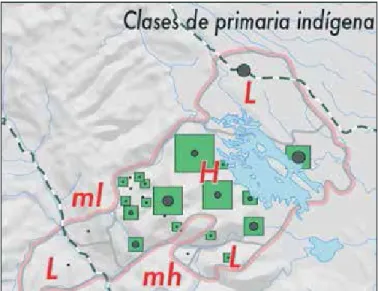 Figure 14 shows that the government has understood the relevance of  the former model of education, investing intensively in bilingual  school-ing, in particular in the Western Plain, in Soyaltepec and in Huautla –  three strategic areas for the developmen