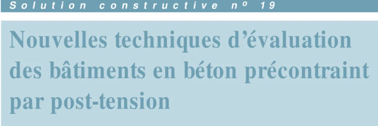 Figure 1. Un câble de précontrainte par post-tension sort de la dalle porteuse. Photo : Vanco Structural Services Inc.