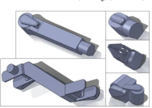 Fig. 1.2 Example of robot segments of the Maestro manipulator from which the elements of the individuals are inspired.
