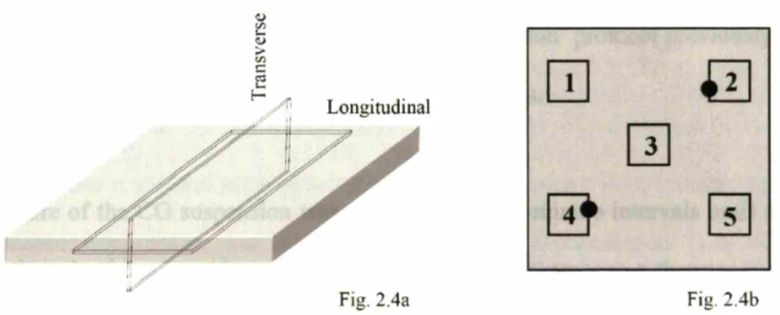 Figure 2.4. Schematic of CO scaffold sampling locations. Orientation of longitudinal and transverse planes used during pore size analysis (Fig