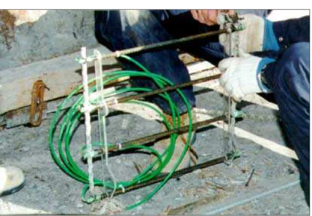Figure 4: Special rebar ladder before installation in the parapet form