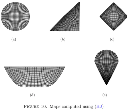 Figure 10. Maps computed using (HJ)