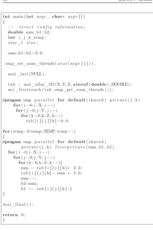 Figure 7: The complete Source Code with the myfirsttouch Function