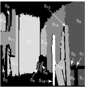 Figure 4: Polygonal representation of the segments.