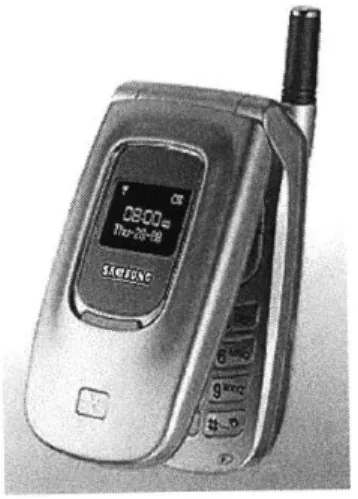 Figure 8:  First phone  with  3D  movement  recognition:  SCH-S310 Figure 9: First 7  megapixel  phone  SCH-V770