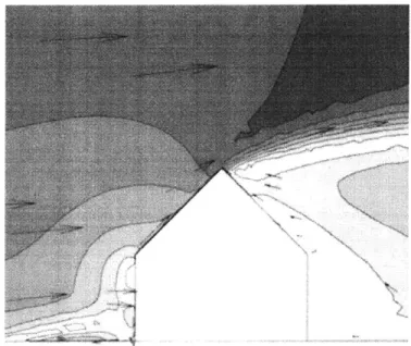 Figure  4-1: Wind flow  over an  isolated house  (Heath et al.  2007)
