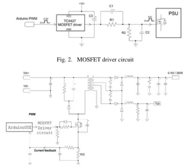 Fig. 2.  MOSFET driver circuit 