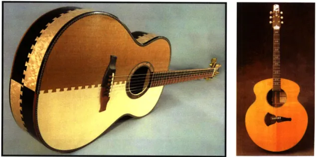 Fig.  18 Dovetail  Madness guitar by  Howard  Klepper, from  [24]  Fig.  19 L-45.7  guitar by Steve Klein,  from  [25]