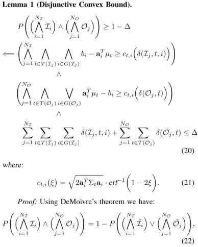 Fig. 4. Linear constraint and vehicle position X t . V is the distance between the constraint and the vehicle, defined as positive for values of X t for which the constraint is satisfied, and negative for value of X t