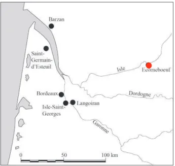 Figure 406 - Carte de répartition des restes d’esturgeons (Acipenser spp. ) découverts sur des sites archéologiques du