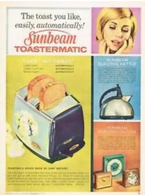 Fig  1  (“Tala  Kitchenware  |  Pinterest”),  Fig  2  (“SUNBEAM  TOASTER  AD  APPLIANCES  ADVERTISING  Original  1960s  Vintage Print Ad*Retro | eBay,”), Fig 3 (“Artist Gives Vintage Ads A Feminist Makeover By Swapping Gender Roles | HuffPost” 