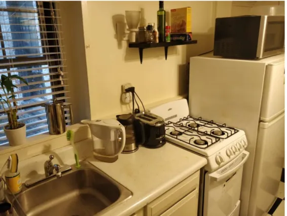 Fig 17. The kitchen of one of the respondents 