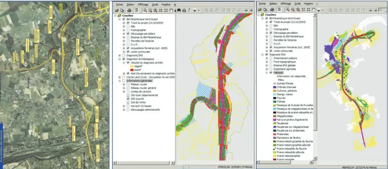 Figure 16. Bases de données référentielles utilisées 