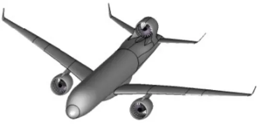 Figure 1: Hybrid Aircraft Configuration