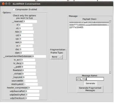 Figure C.2: Creating a personalized packet with our graphical Building interface.