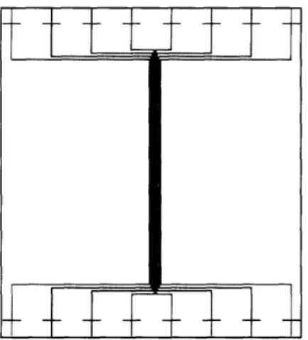 Figure  2.3:  Pattern for the 8-channel microfluidic device,  created in Adobe Illustrator