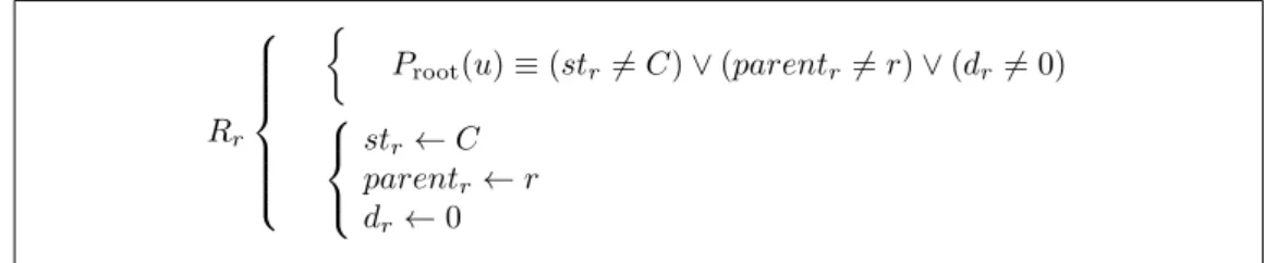 Figure 1: Algorithm FDcD on node r.
