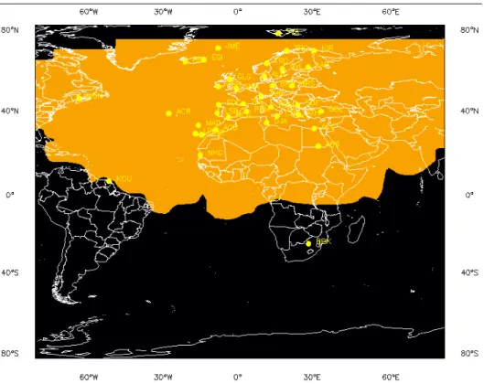 Figure 4: APVI availability area, bifrequency users, 08/14/2014