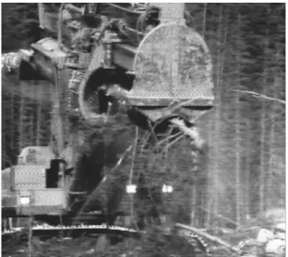 Figure 1. Delimber machine in wood harvesting.