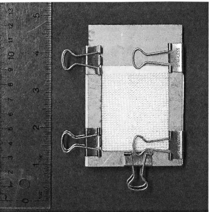 Figure 6:  The casting  frame assembly.