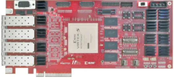 Fig. 4: The NetFPGA-10G board.