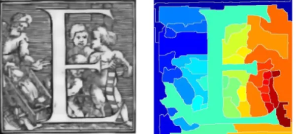 Figure 3. Filtered Image and Watershed Segmentation Result