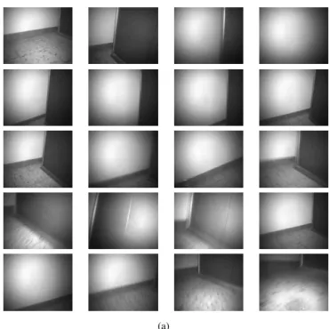 Fig. 14: Some frames belonging to a dataset created using the ToF camera on-board the flying micro-UAV.