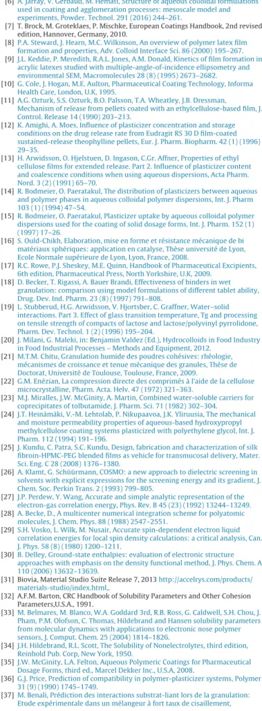 Table 6 summarizes the results obtained by the different sim- sim-ulation methods and compares them with the results obtained by DSC.