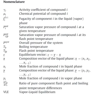 Fig. 1. Closed ternary biphasic system.