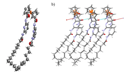 Figure  2.  (a)  Ortep  view  of  molecule  2.  Ellipsoids  displayed  at  50%  probability