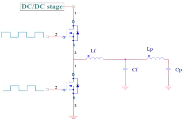 Fig.  7. Tx SPICE electronic circuit of the WPTS 