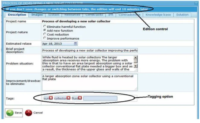 Figure 5 Problematic situation dialog 