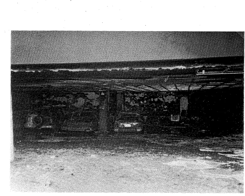 Figure  3.  Interior of the parking garage after fire 