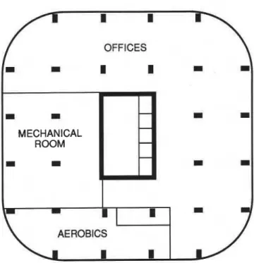 Fig.  6) causing  unacceptable  vibration  in  the  offices  near  the  corners  of  the  upper  stories  of  the  building