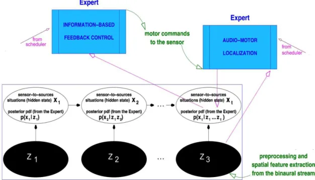Fig. 2: Schematic plot of feedback at the sensorimotor level 