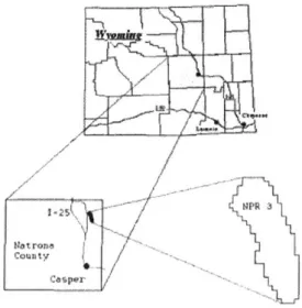 Fig.  1  Location  of NPR-3  Oifield in Wyoming.