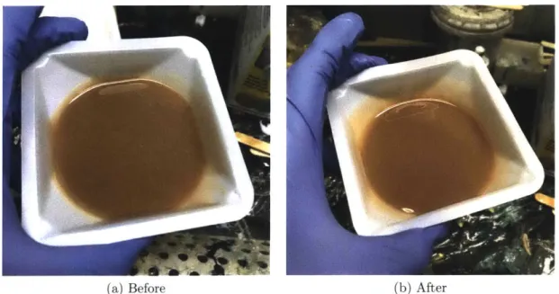 Figure  3-2:  Removing  air  bubbles  with vacuum  chamber.