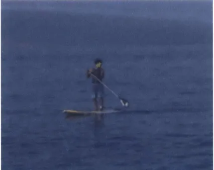 Figure 1:  Photo of a  standup paddle  boarder