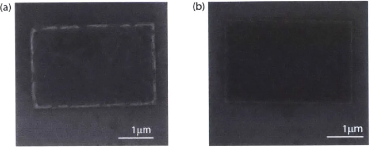 Figure  2-8:  Scanning  electron  microscope  (SEM)  images  of  PbS  films  with  post  de- de-position  ligand  exchange  from  butylamine  (BA)  to  the  shorter  ethanedithiol  (EDT) ligand