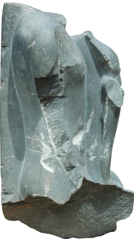 Fig. 6. Statue of the Sematy-priest MRO-57, right side. © CNRS-CFEETK/J. Maucor.