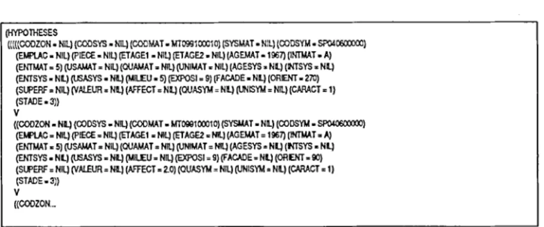 FiG. 5. Internal rule syntax used by the modules and editor before translation to a specific KBS shell format.