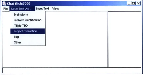 Figure  7: Options to save  Text As.